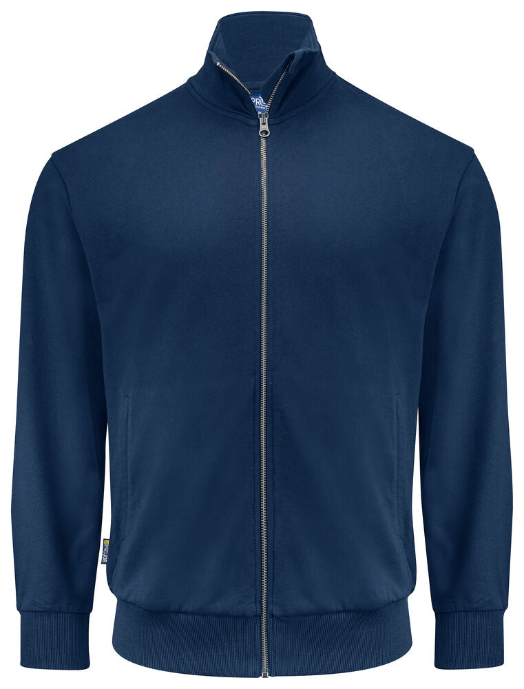 2134 SWEATSHIRT CARDIGAN 100% BAUMWOLLE – Bequemes Arbeitsshirt