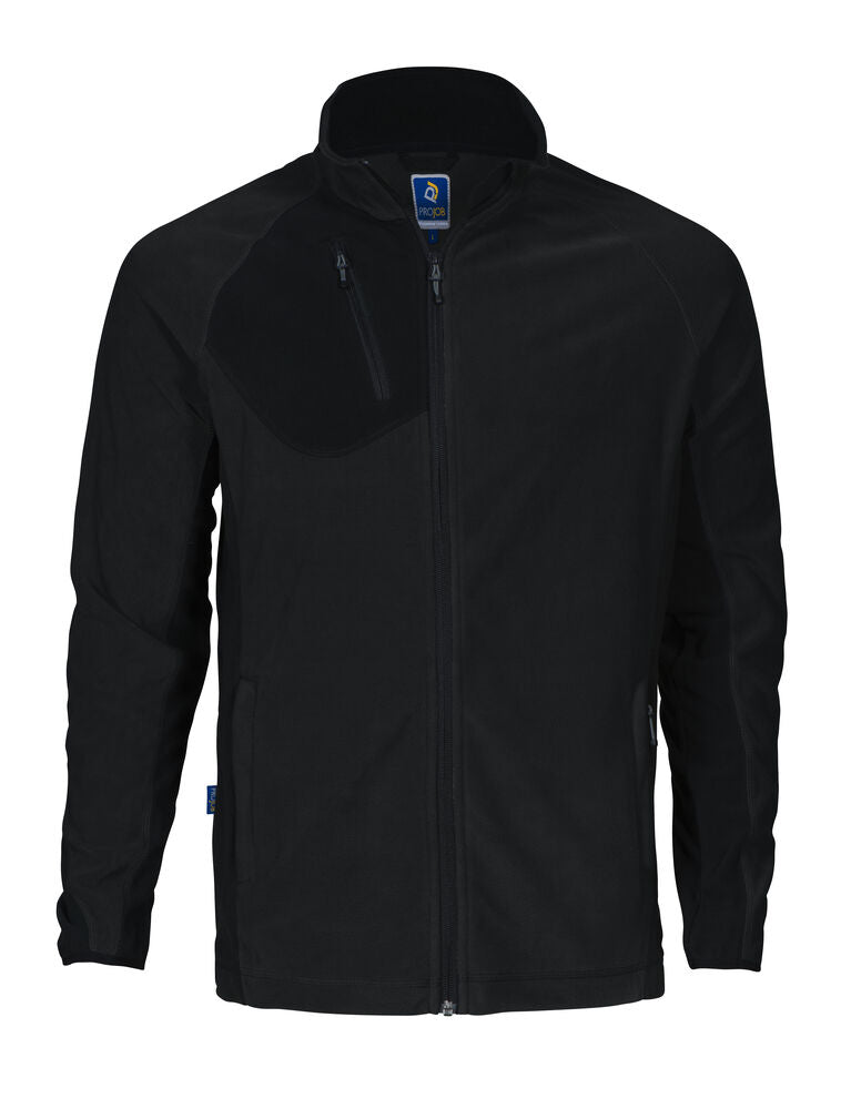 2325 MICROFLEECE JACKE MIT KONTRASTELEMENTEN – Robuste Arbeitsjacke für Profis