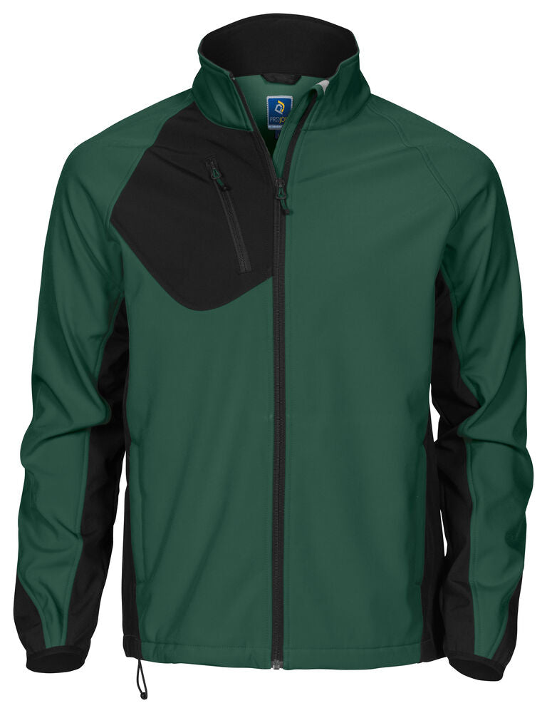 2422 SOFTSHELL JACKE MIT KONTRASTELEMENTEN – Robuste Arbeitsjacke für Profis