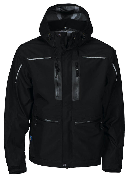 3410 3-LAGIGE WIND- UND WASSERDICHTE HARDSHELL JACKE – Robuste Arbeitsjacke für Profis