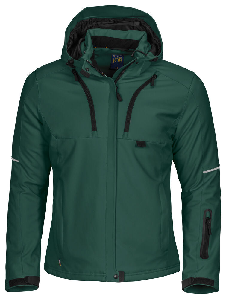 3413 DAMEN GEFÜTTERTE 3-LAGIGE SOFTSHELL JACKE – Robuste Arbeitsjacke für Profis