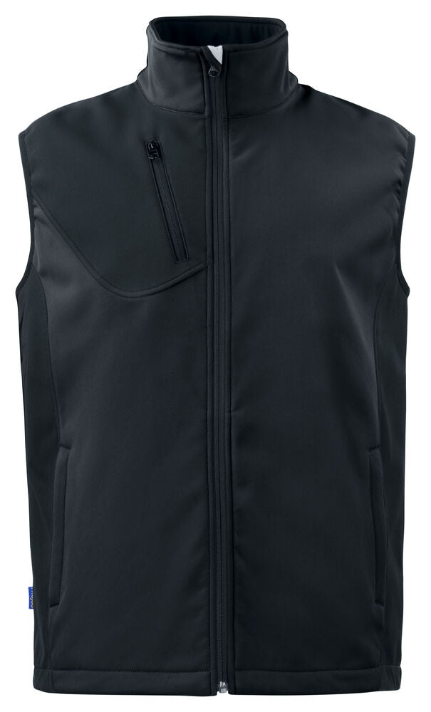 3702 SOFTSHELL WESTE MIT KONTRASTELEMENTEN – Sichtbare Warnschutzweste
