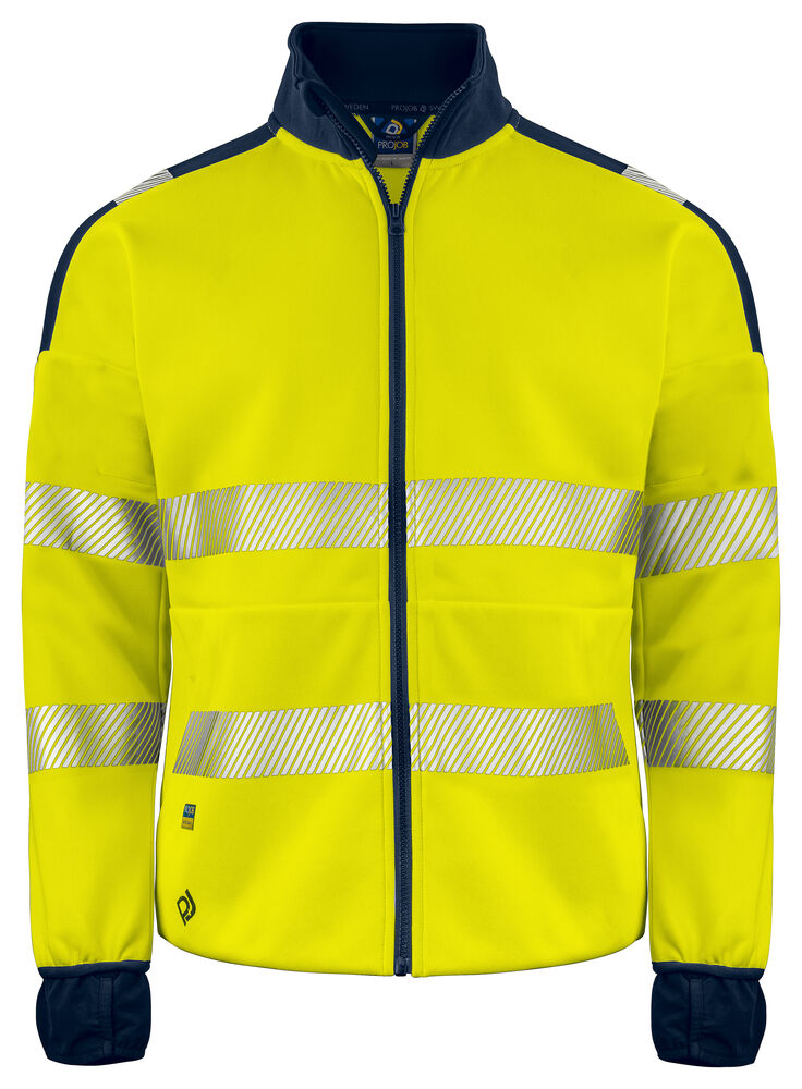6109 FULL ZIP SWEAT JACKE EN ISO 20471 KLASSE 3/2 – Robuste Arbeitsjacke für Profis