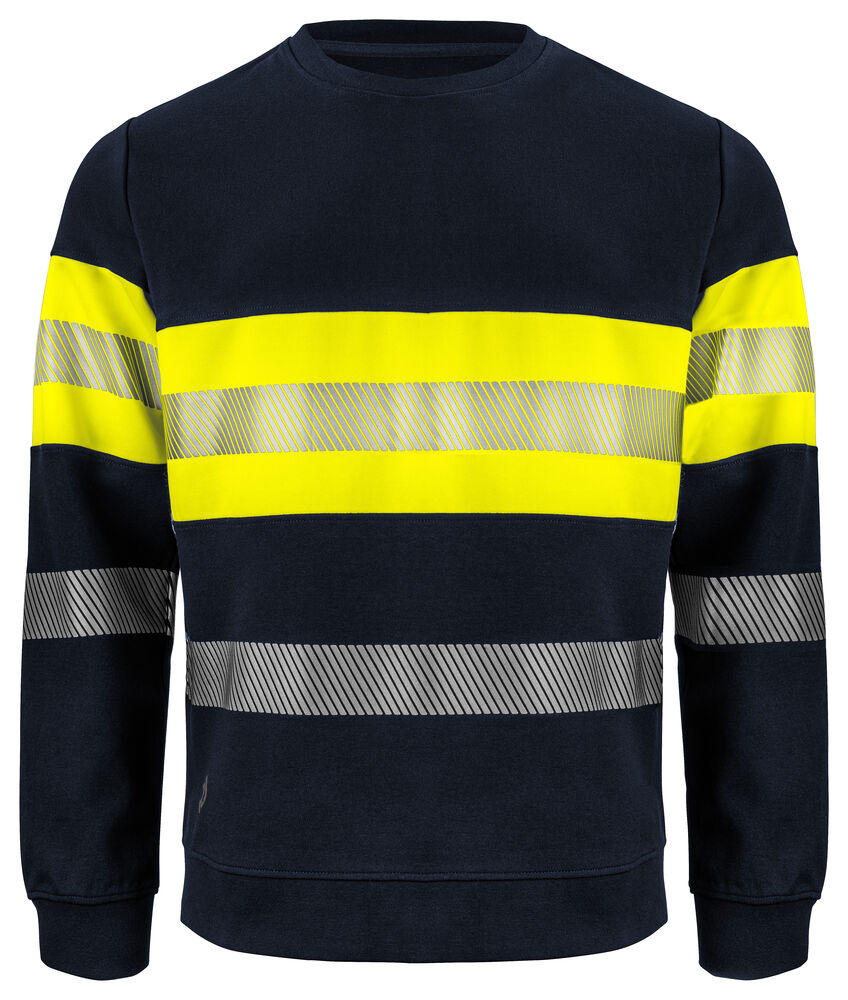 6129 SWEATSHIRT EN ISO 20471 KLASSE 1 – Bequemes Arbeitsshirt