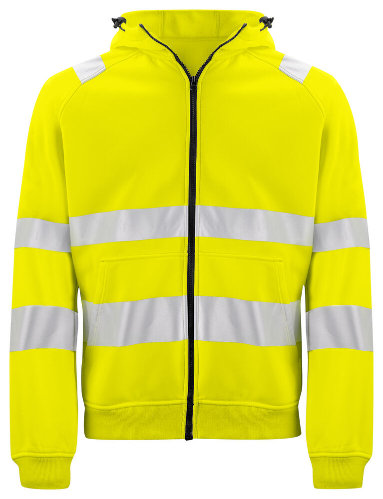 6132 KAPUZENJACKE FULL ZIP EN ISO 20471 KLASSE 3/2 – Robuste Arbeitsjacke für Profis