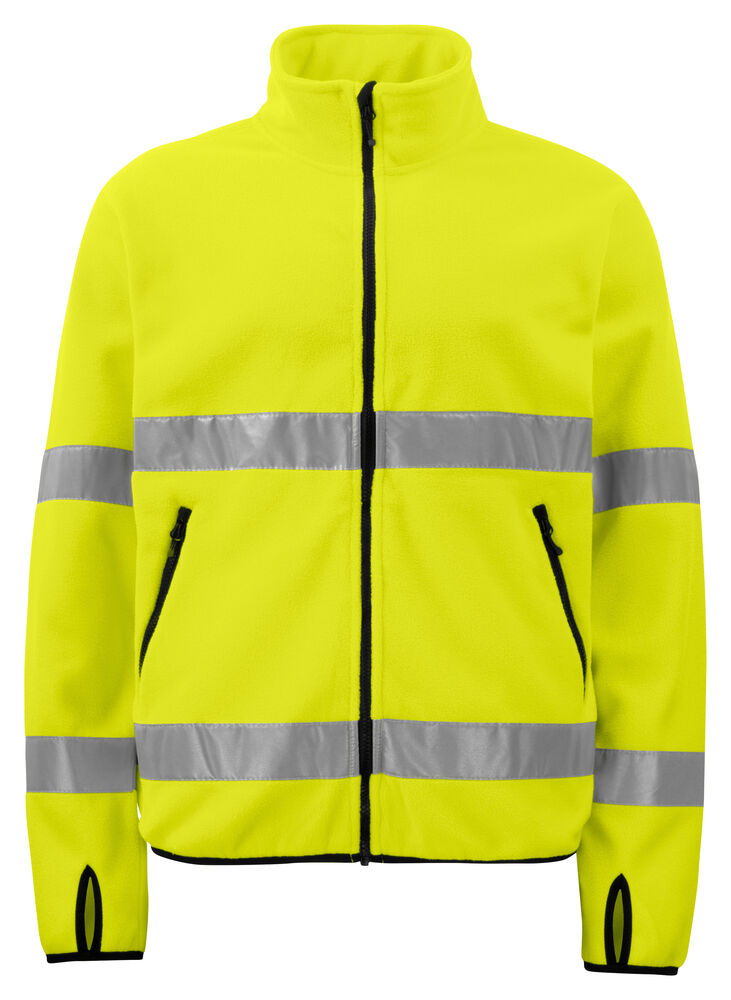 6327 WARNSCHUTZ POLAR FLEECE JACKE EN ISO 20471 KLASSE 3 – Robuste Arbeitsjacke für Profis