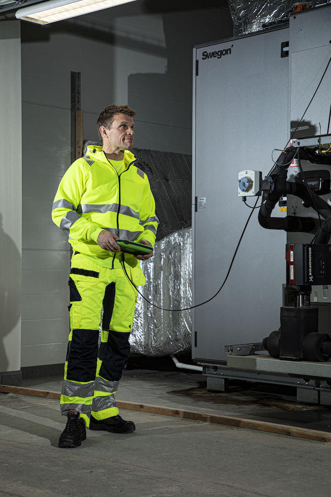 Bundhose mit grosser Flexibilität- 6570 BUNDHOSE STRETCH EN ISO 20471 KLASSE 2