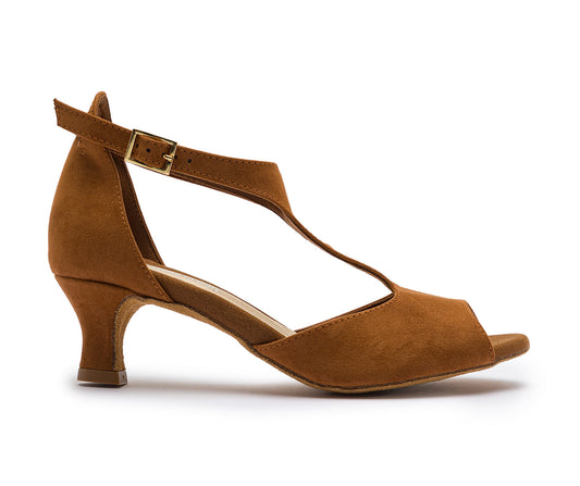 Grace Serenity Tanzschuhe in Braun Wildleder