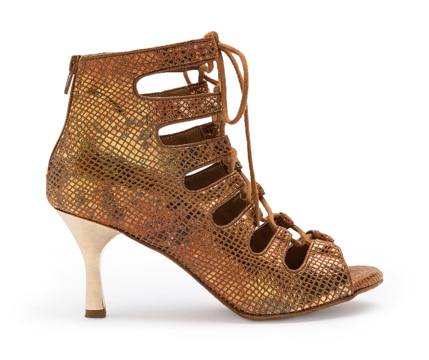 Magnet Tempt Tanzschuhe in Bronze Leder