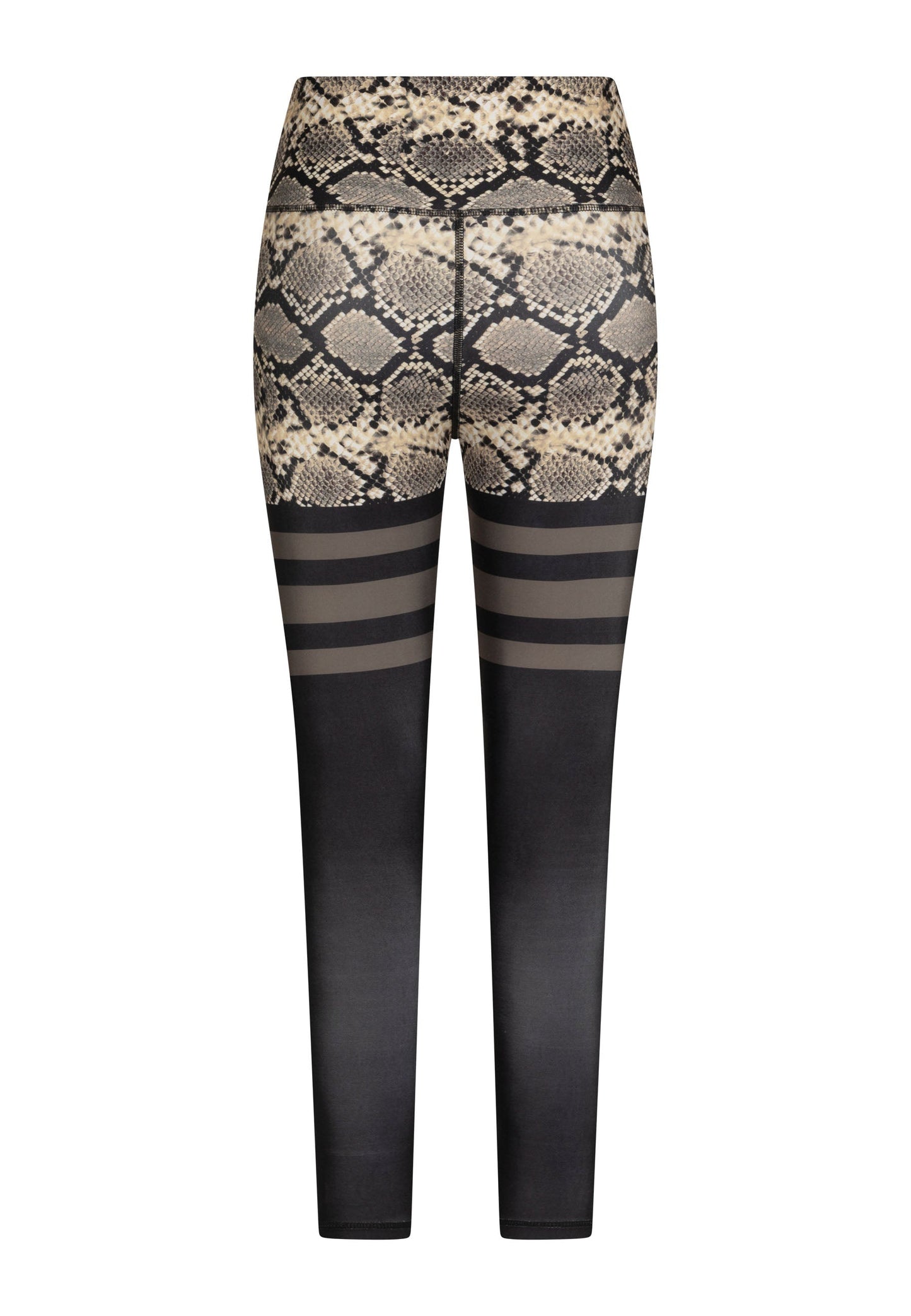 892 Extra High Waist Leggings in Grün Snake