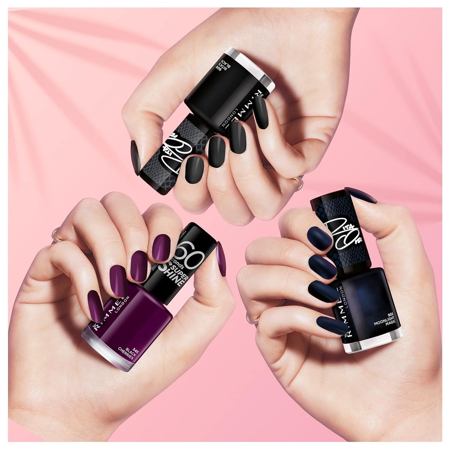 Rimmel London Super, Nagellack, 409 Pink-Holic Glanz, 8 ml (1er Pack)