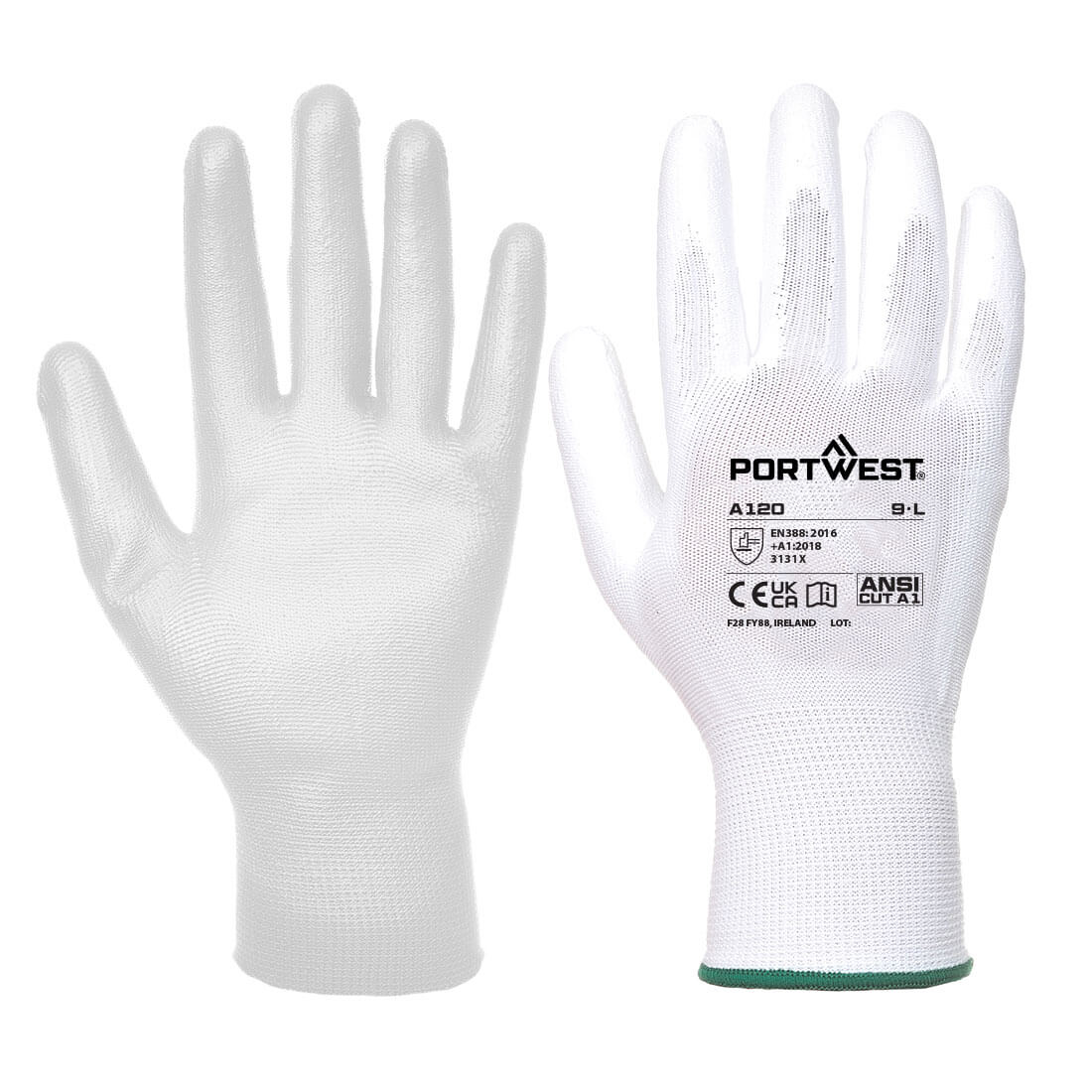 Portwest PU-Beschichteter-Handschuh – A120 – Weiss