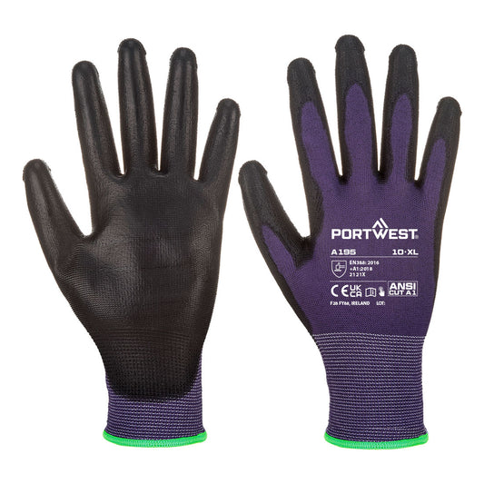 Portwest Touchscreen Handschuh – A195 – Lila/Schwarz