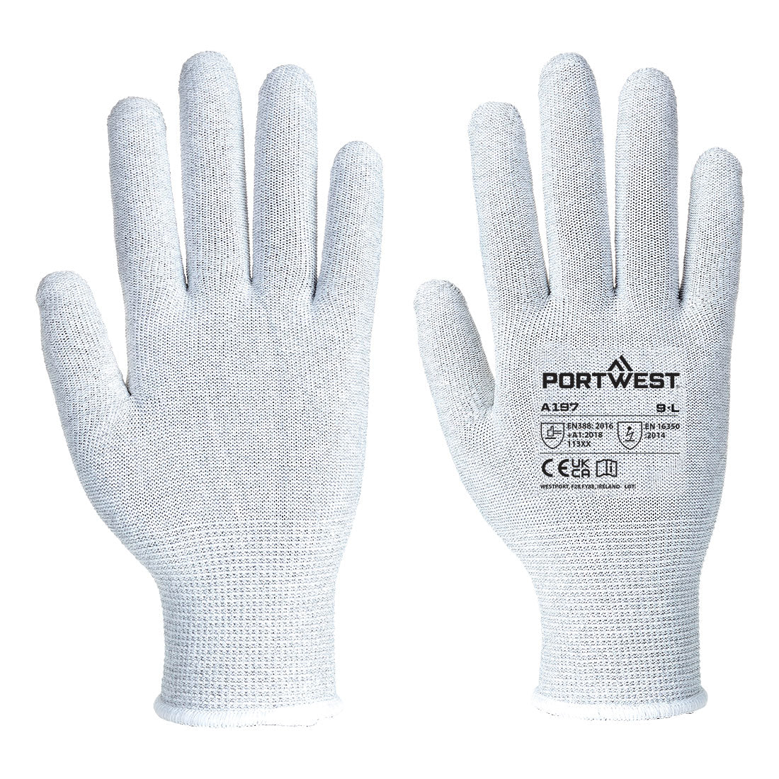 Portwest Antistatik-Schalenhandschuh – A197 – Grau