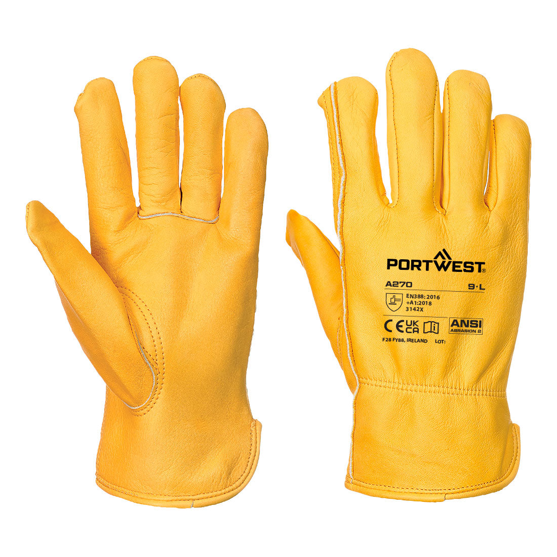 Portwest Classic Driver Handschuh – A270 – Braun