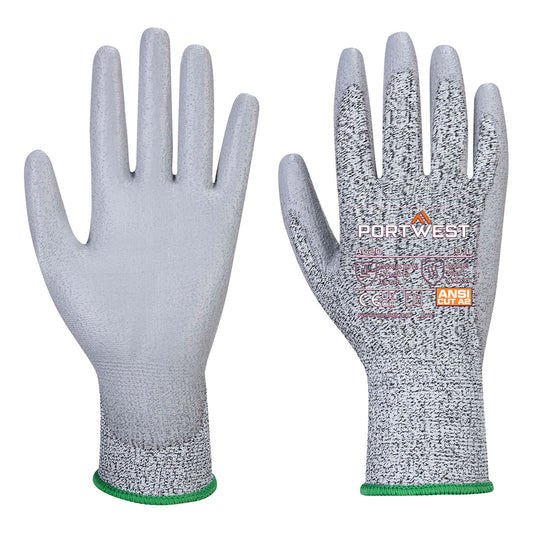 Portwest LR Cut PU-Schnittschutz-Handschuh – A620 – Grau