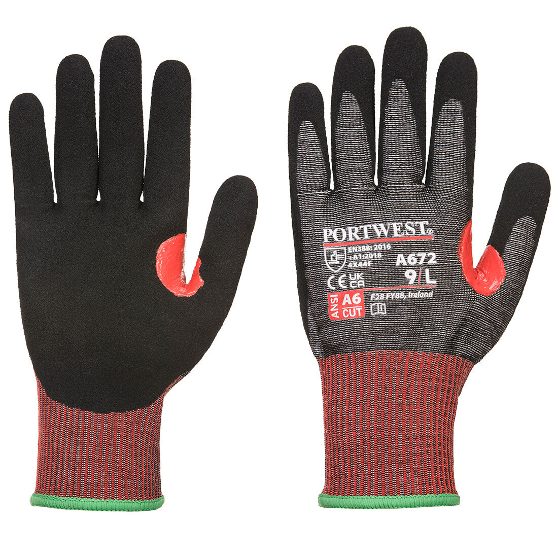 CS AHR13 NITRILSCHAUM-Schnittschutzhandschuh