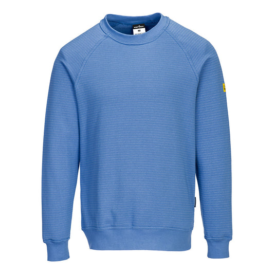 Portwest AS24 Sweatshirt – Hellblau – bequem & sichtbar