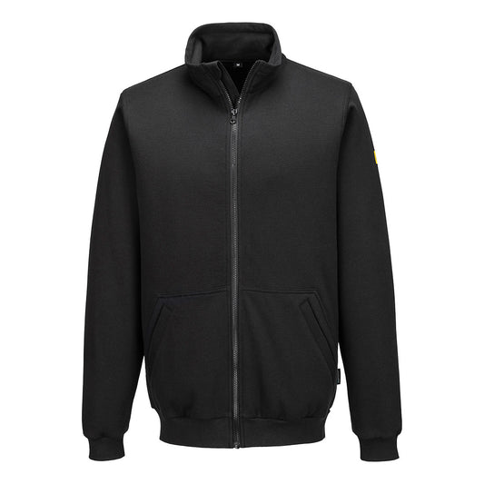 Portwest AS25 Sweatshirt – Schwarz – bequem & sichtbar