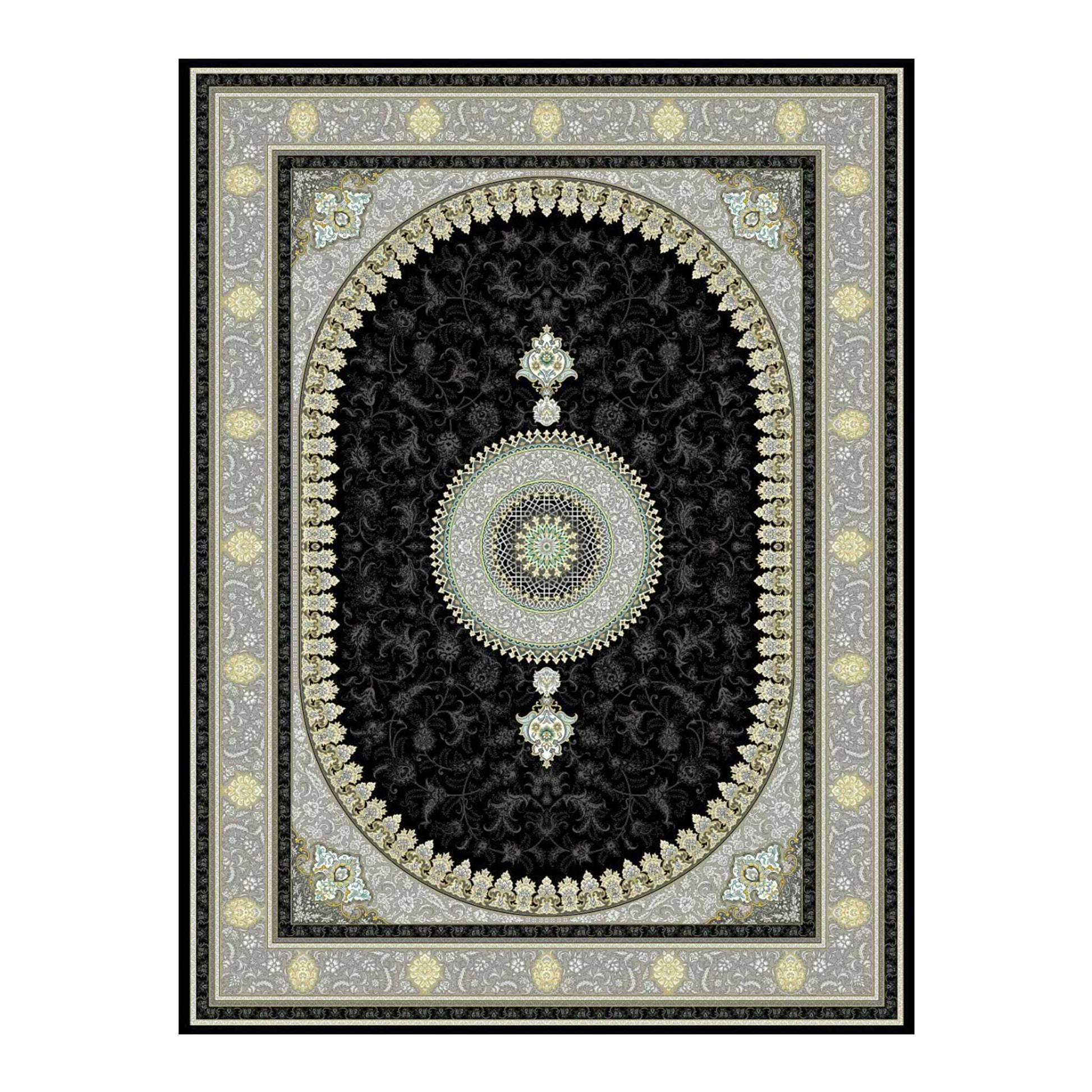 Authentischer Perserteppich - 700 Shana, Maschinell Gewebte Eleganz mit Traditionellem Iranischem Design