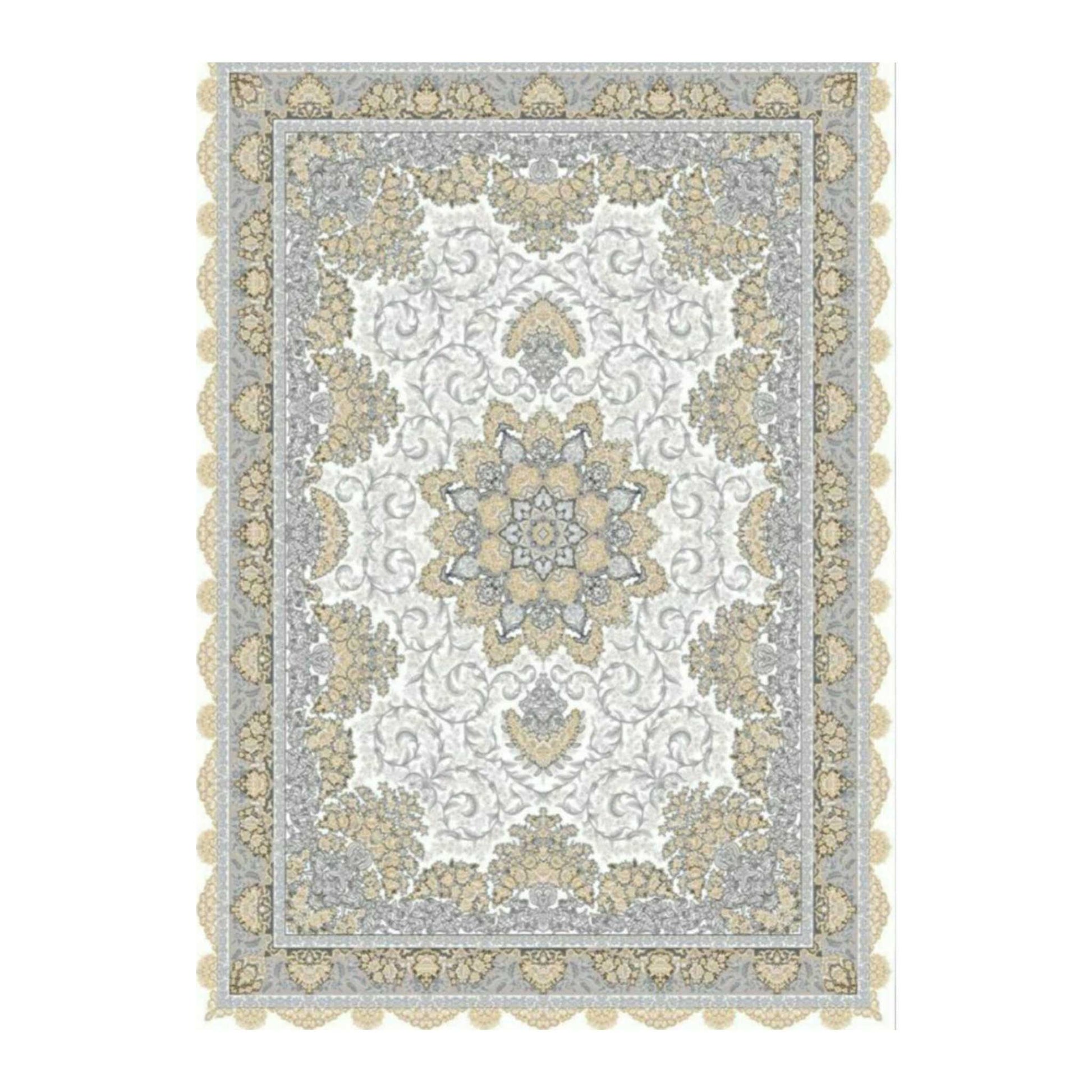 Authentischer Perserteppich-700 Shana, Maschinell Gewebte Eleganz mit Traditionellem Iranischem Design