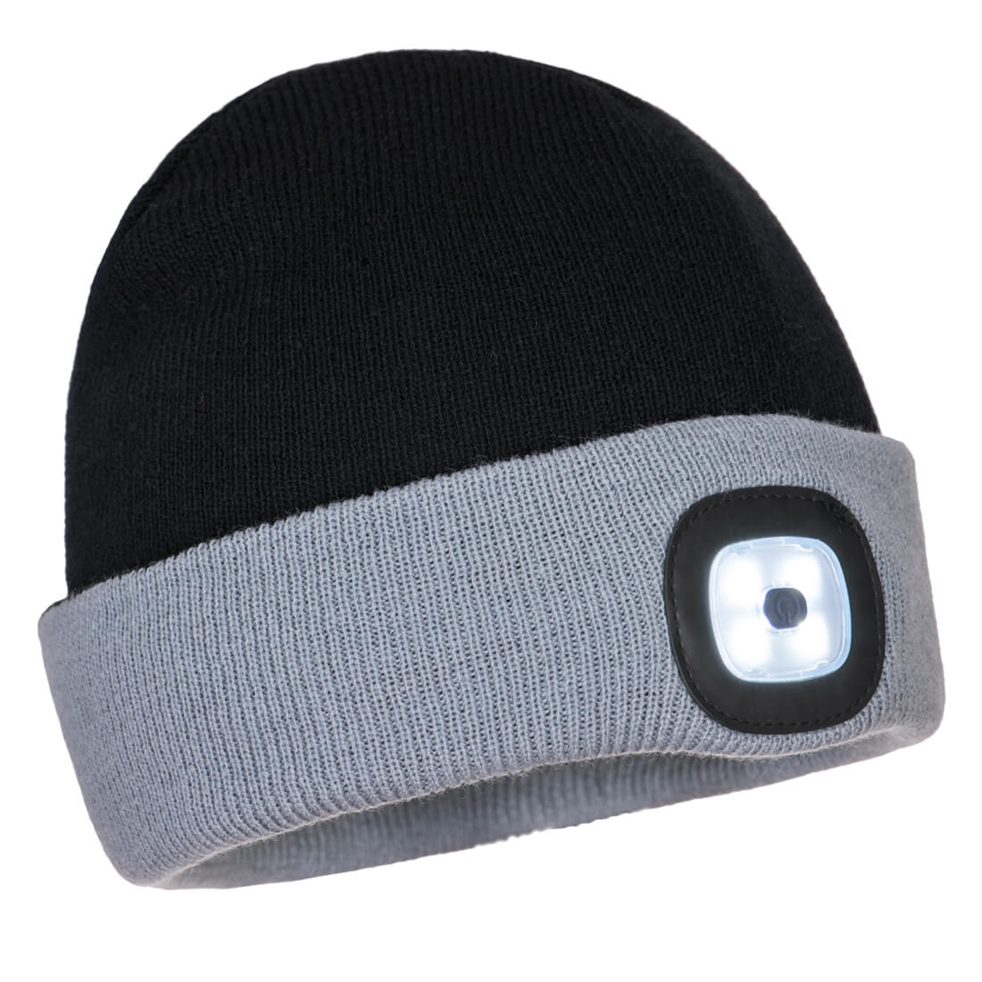 Zweifarbige, wiederaufladbare LED-Beanie