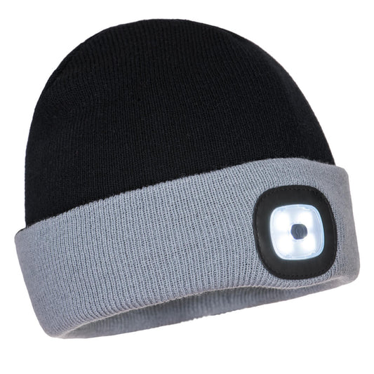 Zweifarbige, wiederaufladbare LED-Beanie