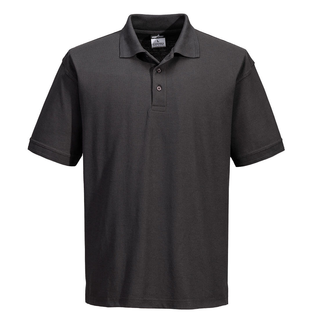 Portwest B210 Poloshirt – Metallgrau – bequem & funktional