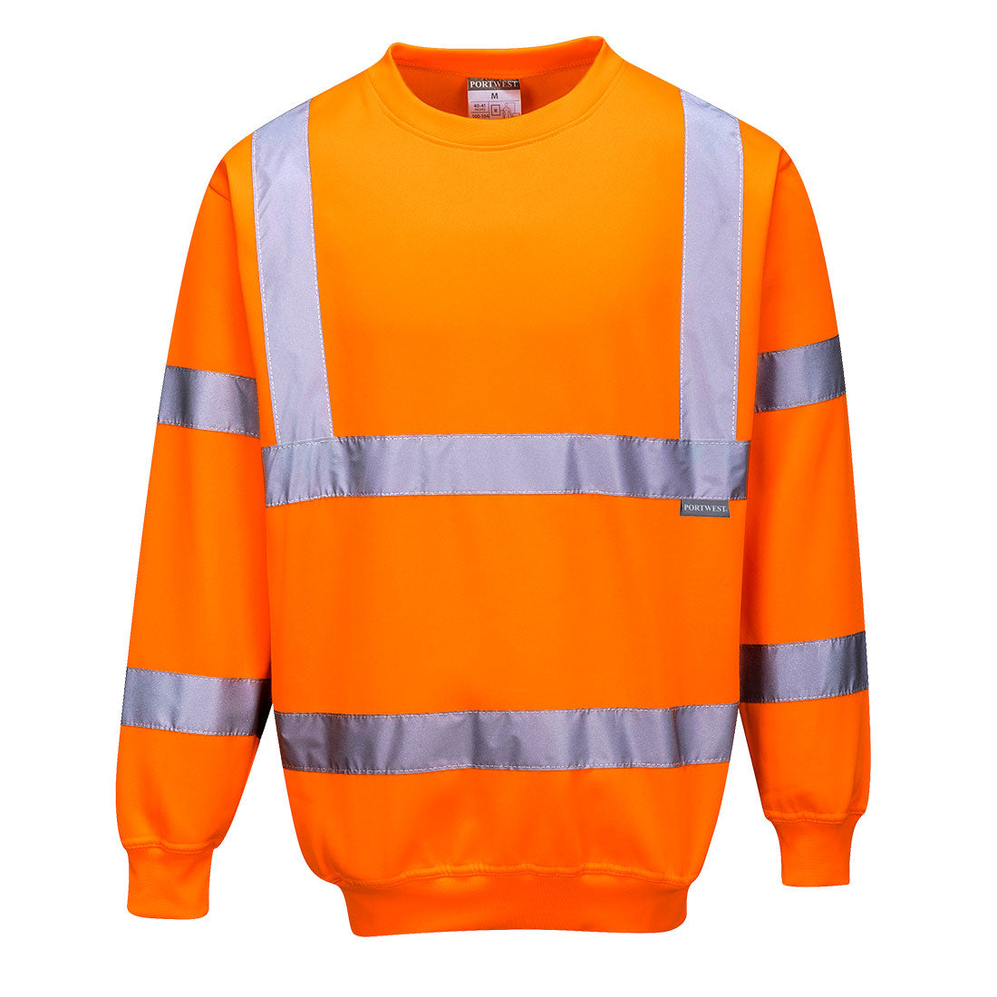 Warnschutz-Sweatshirt – Orange – Arbeitsjacke