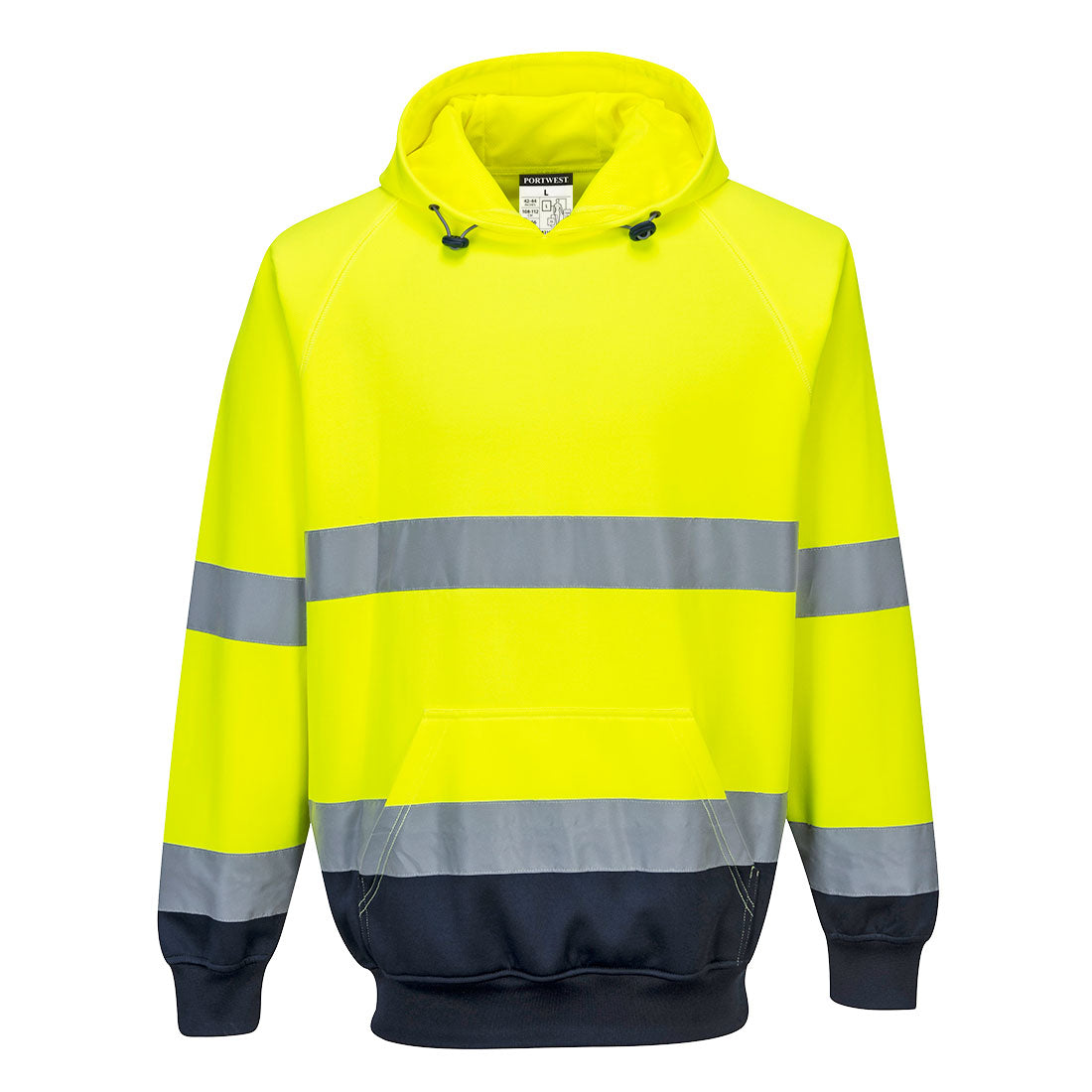 Portwest B316 Sweatshirt – Gelb/Marine – bequem & sichtbar