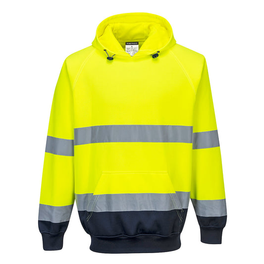 Portwest B316 Sweatshirt – Gelb/Marine – bequem & sichtbar