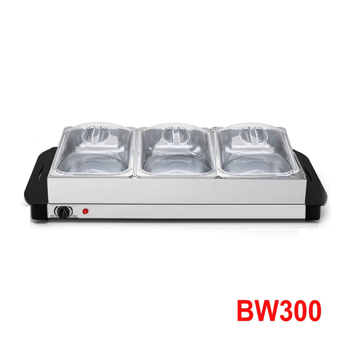 BW300-3 Behälter Speisewärmer Warmhalteplatte Buffetwärmer 2 in 1 Funktion Catering Buffet