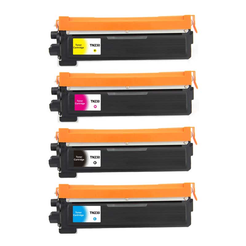 Brother DC Toner TN230 - Schwarz, Cyan, Magenta, Gelb