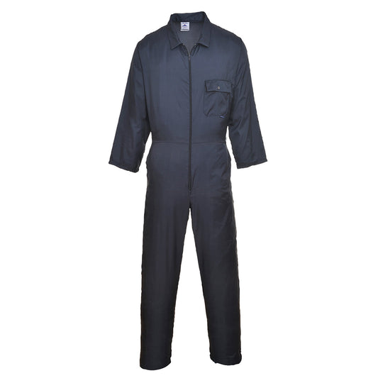 NYLON-OVERALL MIT REIßVERSCHLUSS