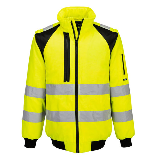 Portwest CD898 Arbeitsjacke – Gelb/Schwarz – robust & funktional