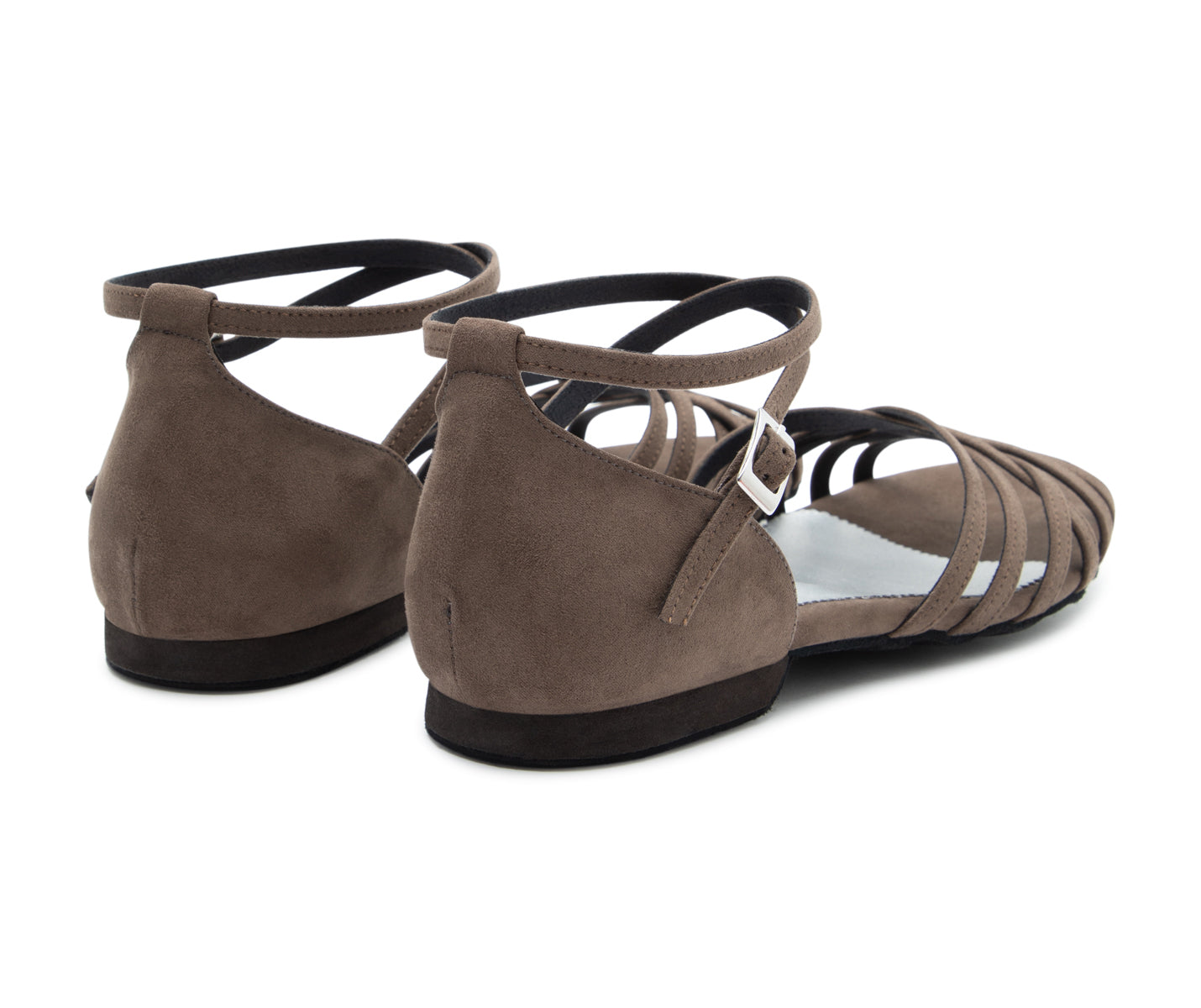 Joy Tanzschuhe in Grau Mikrofaser