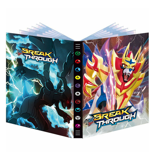 Cartoon 9 Pocket 432 Karten Pokemon Album Buch Anime Kartenspiel Pokémon Karten Sammlung Halter Binder Ordner Top Spielzeug Geschenk für Kinder