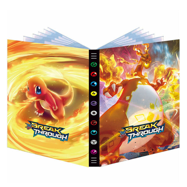 Cartoon 9 Pocket 432 Karten Pokemon Album Buch Anime Kartenspiel Pokémon Karten Sammlung Halter Binder Ordner Top Spielzeug Geschenk für Kinder