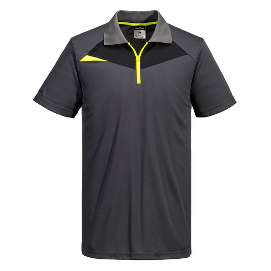 Portwest DX410 Poloshirt – Metallgrau – bequem & funktional