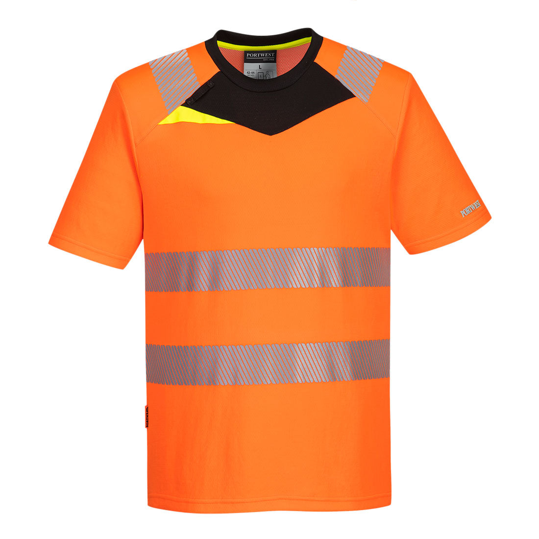 Portwest DX413 Shirt – Orange/Schwarz – bequem & funktional