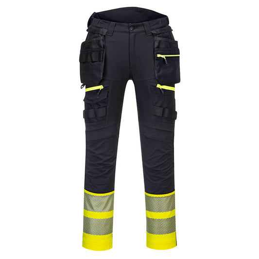 Portwest DX445 Hose – Gelb/Schwarz – strapazierfähige Arbeitshose