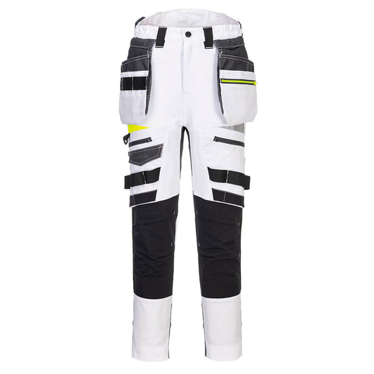 Portwest DX452 Hose – Weiss – robuste Arbeitshose mit Komfort