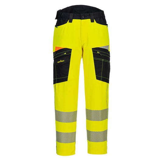 Portwest DX453 Hose – Gelb/Schwarz – robuste Arbeitshose mit Komfort