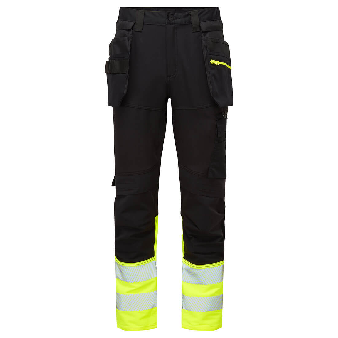 Portwest DX457 Hose – Gelb/Schwarz – robuste Arbeitshose mit Komfort