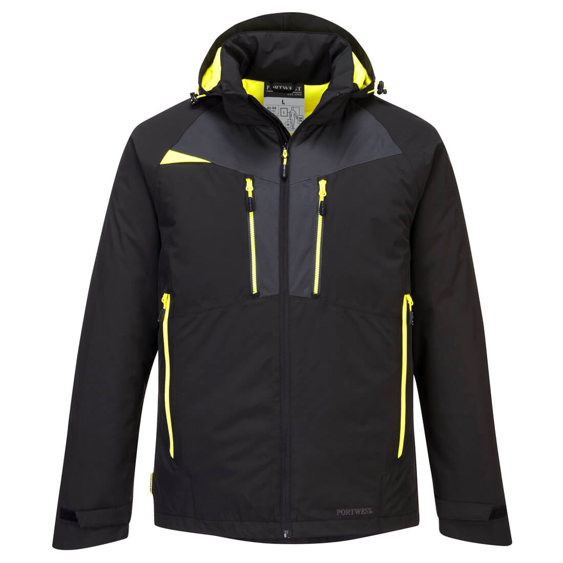 Portwest DX460 Arbeitsjacke – Schwarz – robust & funktional