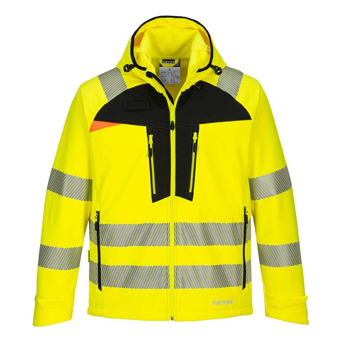 Portwest DX475 Arbeitsjacke – Gelb/Schwarz – robust & funktional