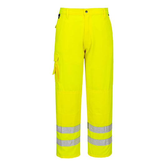 Portwest E046 Hose – Gelb – robuste Arbeitshose mit Komfort