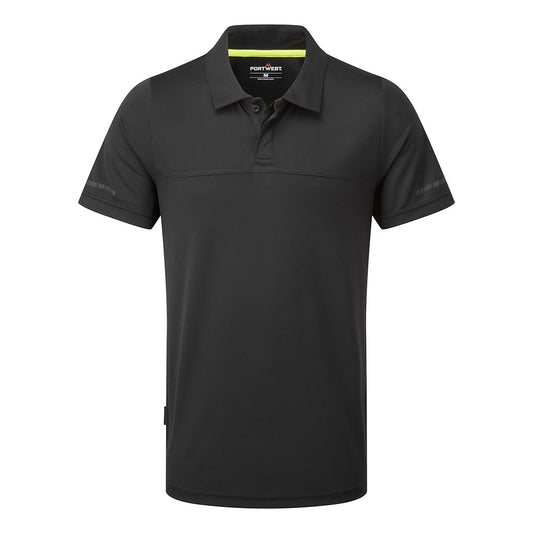 Portwest EV410 Poloshirt – Schwarz – bequem & funktional