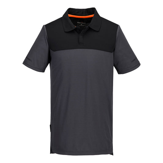 Portwest EV410 Poloshirt – Metallgrau – bequem & funktional