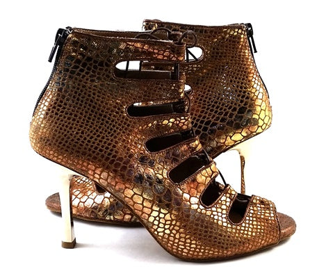 Magnet Tempt Tanzschuhe in Bronze Leder
